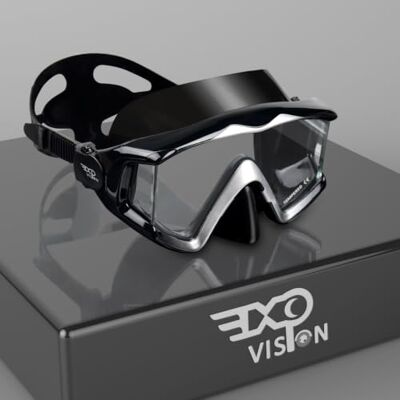 Vision Masque de plongée Pano 3 Adulte Masque de plongée en Verre trempé Lunettes de plongée Anti-buée Lunettes de Natation avec Couvre-Nez - Publicité Vision Masque de plongée Pano 3 Adulte Masque de plongée en Verre trempé Lunettes de plongée Anti-buée Lunettes de Natation avec Couvre-Nez - Publicité