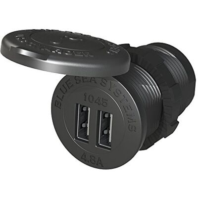 Blue Sea Systems Belowdeck Panels, Double Chargeur Usb, Prises 12 V Et Mini Moniteurs Oled - Publicité Blue Sea Systems Belowdeck Panels, Double Chargeur Usb, Prises 12 V Et Mini Moniteurs Oled - Publicité