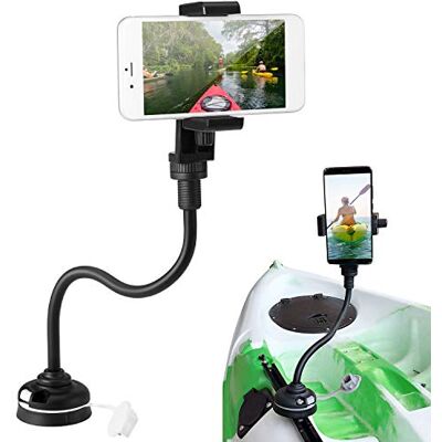 LIXADA Support de Montage Universel pour Caméra de Canoë pour Support de Bateau de Support de Téléphone de Kayak avec Bras Long Flexible Convient Aux Largeur de l'appareil 50-100 mm - Publicité LIXADA Support de Montage Universel pour Caméra de Canoë pour Support de Bateau de Support de Téléphone de Kayak avec Bras Long Flexible Convient Aux Largeur de l'appareil 50-100 mm - Publicité