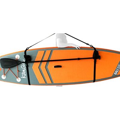 Kangui Sangle de Portage pour Stand up Paddle Gonflable avec Fixation pagaie - Publicité Kangui Sangle de Portage pour Stand up Paddle Gonflable avec Fixation pagaie - Publicité