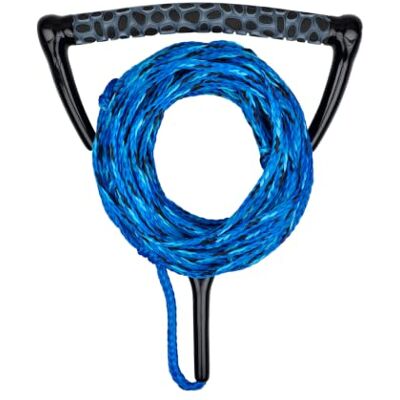 Mesle Ergo Corde pour Wakeboard et Ski Nautique, poignée Ergonomique en Mousse EVA, Flottante, Longueur de la Corde de Traction avec haltère 23 m, raccourcissable à 16,7 m, avec Rope Keeper - Publicité Mesle Ergo Corde pour Wakeboard et Ski Nautique, poignée Ergonomique en Mousse EVA, Flottante, Longueur de la Corde de Traction avec haltère 23 m, raccourcissable à 16,7 m, avec Rope Keeper - Publicité