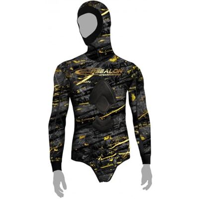 EPSEALON Dark Fusion Néoprène Veste 3 mm Combinaison Chasse sous-Marine plongée pêche apnée apnea Freediving Spearfishing Wetsuit Jacket - Publicité EPSEALON Dark Fusion Néoprène Veste 3 mm Combinaison Chasse sous-Marine plongée pêche apnée apnea Freediving Spearfishing Wetsuit Jacket - Publicité