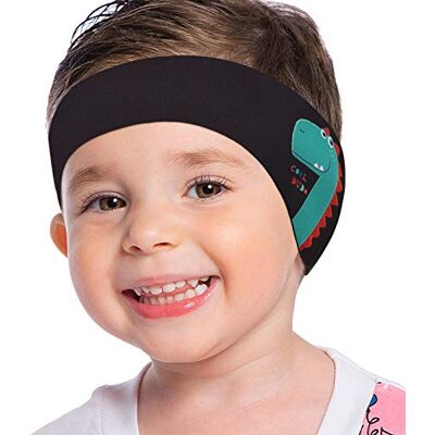MoKo Bandeau Piscine Oreille Enfant, Dinosaure Noir M Ajustable, En Néoprène Souple, Flexible Et Doux Pour La Peau, Pour La Natation, Le Surf Et Le Kayak. Publicité MoKo Bandeau Piscine Oreille Enfant, Dinosaure Noir M Ajustable, En Néoprène Souple, Flexible Et Doux Pour La Peau, Pour La Natation, Le Surf Et Le Kayak. Publicité
