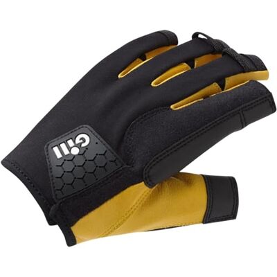 Gill Gants de Voile et de dériveur Pro Short Finger pour Homme Noir - Publicité Gill Gants de Voile et de dériveur Pro Short Finger pour Homme Noir - Publicité
