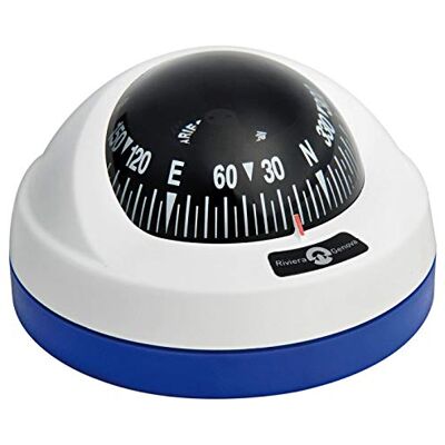 OSCULATI Riviera Compas Aries Noir Blanc et Bleu Ø 100 mm x 60 mm - Publicité OSCULATI Riviera Compas Aries Noir Blanc et Bleu Ø 100 mm x 60 mm - Publicité