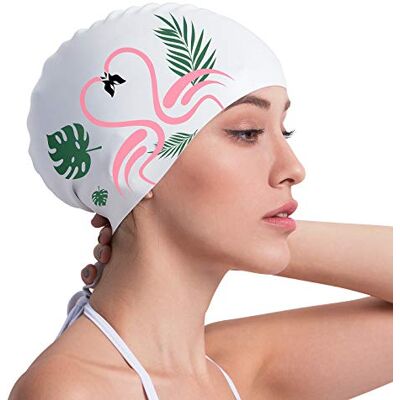 COPOZZ Bonnet de bain pour adulte Étanche Pour femme et fille Poils longs En silicone Pour femme - Publicité COPOZZ Bonnet de bain pour adulte Étanche Pour femme et fille Poils longs En silicone Pour femme - Publicité