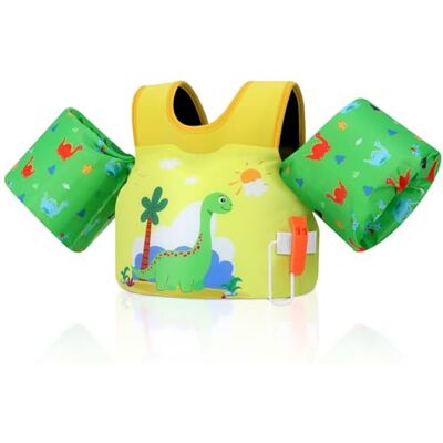 MoKo Gilet Natation Enfant avec Brassards Avec brassards, ajustable, confort optimal, aide à l'apprentissage de la natation, idéal plage et activités aquatiques - Publicité MoKo Gilet Natation Enfant avec Brassards Avec brassards, ajustable, confort optimal, aide à l'apprentissage de la natation, idéal plage et activités aquatiques - Publicité