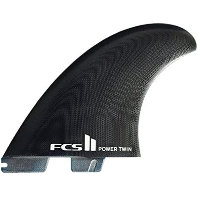 FCS II Power Twin Performance Glass Fin X Large Black - Publicité FCS II Power Twin Performance Glass Fin X Large Black - Publicité
