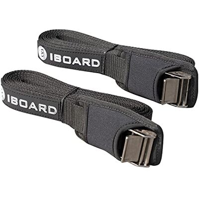 iBOARD Lot de 2 Sangles de Tension Sangle Arrimage pour Planche de Surf, Kayak, Paddleboard Noir 12.5 Feet de Long - Publicité iBOARD Lot de 2 Sangles de Tension Sangle Arrimage pour Planche de Surf, Kayak, Paddleboard Noir 12.5 Feet de Long - Publicité