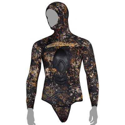 EPSEALON Kombu Néoprène Veste 7 mm Combinaison Chasse sous-Marine plongée pêche apnée apnea Freediving Spearfishing Wetsuit Jacket - Publicité EPSEALON Kombu Néoprène Veste 7 mm Combinaison Chasse sous-Marine plongée pêche apnée apnea Freediving Spearfishing Wetsuit Jacket - Publicité