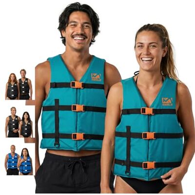 Mesle Gilet de Natation Adulte Promo 50N Tailles 40-130 kg pour Sup, Plongée en apnée, Ski Nautique - Publicité Mesle Gilet de Natation Adulte Promo 50N Tailles 40-130 kg pour Sup, Plongée en apnée, Ski Nautique - Publicité