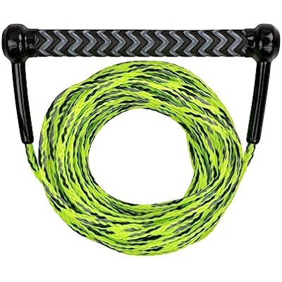 Mesle Combo Corde pour Wakeboard et Ski Nautique, poignée Douce EVA, Flottante, Longueur de la Corde de Traction avec haltère 18,3 m, INCL. Rope Keeper - Publicité Mesle Combo Corde pour Wakeboard et Ski Nautique, poignée Douce EVA, Flottante, Longueur de la Corde de Traction avec haltère 18,3 m, INCL. Rope Keeper - Publicité