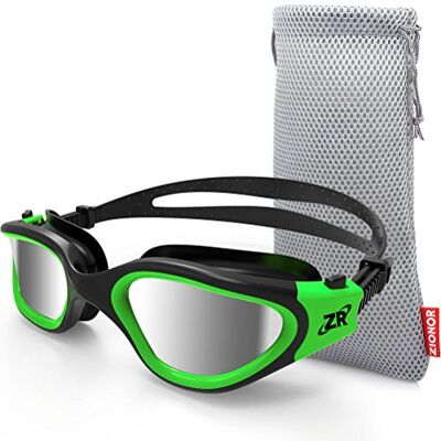 ZIONOR Polarisées Mirror Lunettes de Natation pour Unisex Adulte Homme Femme, Anti Buée, 100% Anti UV Lunettes de Plongée - Publicité ZIONOR Polarisées Mirror Lunettes de Natation pour Unisex Adulte Homme Femme, Anti Buée, 100% Anti UV Lunettes de Plongée - Publicité