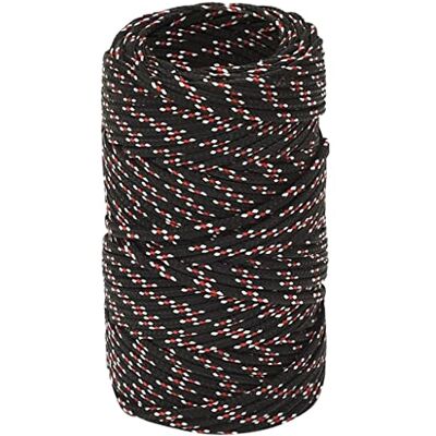 vidaXL Corde Marine Noire Rouge 250 m Bobine de Dock en Polypropylène - Publicité vidaXL Corde Marine Noire Rouge 250 m Bobine de Dock en Polypropylène - Publicité
