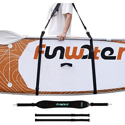 FunWater Sangle de Transport réglable pour Sup Paddleboard, Kayak, canoë et Longboard, Accessoires de Transport de Planche - Publicité FunWater Sangle de Transport réglable pour Sup Paddleboard, Kayak, canoë et Longboard, Accessoires de Transport de Planche - Publicité