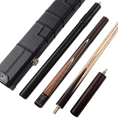 CUESOUL 57" 18oz Classic Handcrafted Rosewood 3/4 Joint Snooker Cue with Aluminum Telescopic Extension Leatherette Case, 9.5mm Tip Snooker Cue Set - Publicité CUESOUL 57" 18oz Classic Handcrafted Rosewood 3/4 Joint Snooker Cue with Aluminum Telescopic Extension Leatherette Case, 9.5mm Tip Snooker Cue Set - Publicité