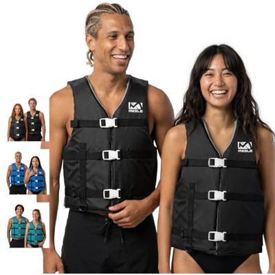 Mesle Gilet de Natation Adulte Promo 50N Tailles 40-130 kg pour Sup, Plongée en apnée, Ski Nautique - Publicité Mesle Gilet de Natation Adulte Promo 50N Tailles 40-130 kg pour Sup, Plongée en apnée, Ski Nautique - Publicité