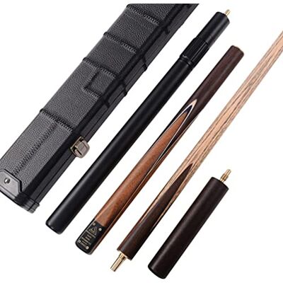 CUESOUL 57" 18oz Classic Handcrafted Rosewood 3/4 Joint Snooker Cue with Aluminum Telescopic Extension Leatherette Case, 9.5mm Tip Snooker Cue Set - Publicité CUESOUL 57" 18oz Classic Handcrafted Rosewood 3/4 Joint Snooker Cue with Aluminum Telescopic Extension Leatherette Case, 9.5mm Tip Snooker Cue Set - Publicité