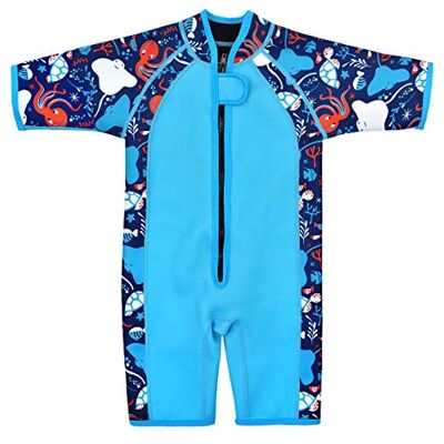 Splash About Combinaison de plongée Shorty pour Enfant, Under The Sea, 4-6 Ans - Publicité Splash About Combinaison de plongée Shorty pour Enfant, Under The Sea, 4-6 Ans - Publicité