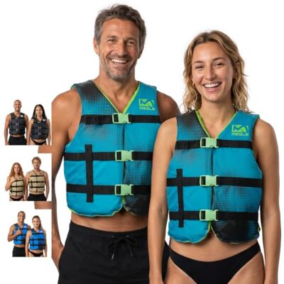 Mesle Gilet de Natation Adulte Sportsman 50N Tailles 40-150 kg pour Sup, Kayak, Bateau - Publicité Mesle Gilet de Natation Adulte Sportsman 50N Tailles 40-150 kg pour Sup, Kayak, Bateau - Publicité
