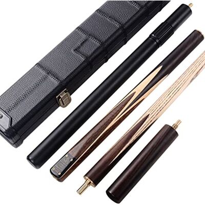 CUESOUL 57" 18oz Classic Handcrafted Rosewood 3/4 Joint Snooker Cue with Aluminum Telescopic Extension Leatherette Case, 9.5mm Tip Snooker Cue Set - Publicité CUESOUL 57" 18oz Classic Handcrafted Rosewood 3/4 Joint Snooker Cue with Aluminum Telescopic Extension Leatherette Case, 9.5mm Tip Snooker Cue Set - Publicité