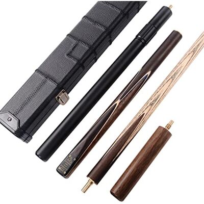 CUESOUL 57" 18oz Classic Handcrafted Rosewood 3/4 Joint Snooker Cue with Aluminum Telescopic Extension Leatherette Case, 9.5mm Tip Snooker Cue Set - Publicité CUESOUL 57" 18oz Classic Handcrafted Rosewood 3/4 Joint Snooker Cue with Aluminum Telescopic Extension Leatherette Case, 9.5mm Tip Snooker Cue Set - Publicité