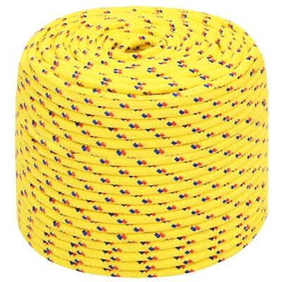 vidaXL Corde de bateau jaune 6 mm 25 m - Corde de bateau - Publicité vidaXL Corde de bateau jaune 6 mm 25 m - Corde de bateau - Publicité