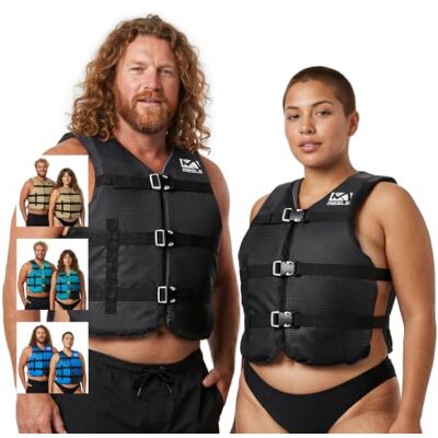 Mesle Gilet de Natation Adulte Sportsman 50N Tailles 40-150 kg pour Sup, Kayak, Bateau - Publicité Mesle Gilet de Natation Adulte Sportsman 50N Tailles 40-150 kg pour Sup, Kayak, Bateau - Publicité