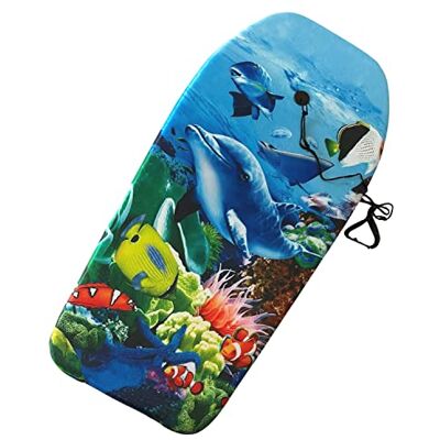 B Best Sporting Bodyboard pour enfants en forme de requin ou tortue Planche de surf pour enfants 92 x 46 x 5 cm Jusqu'à 75 kg Planche de surf pour enfants Bodyboard pour le surf (dauphin) - Publicité B Best Sporting Bodyboard pour enfants en forme de requin ou tortue Planche de surf pour enfants 92 x 46 x 5 cm Jusqu'à 75 kg Planche de surf pour enfants Bodyboard pour le surf (dauphin) - Publicité
