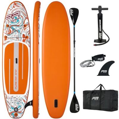 Aqua Marina Pure Air Coast 10'10 SUP Planche de stand up paddle gonflable 330 x 82 x 15 cm (310 x 79 x 15 cm) - Publicité Aqua Marina Pure Air Coast 10'10 SUP Planche de stand up paddle gonflable 330 x 82 x 15 cm (310 x 79 x 15 cm) - Publicité