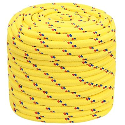 vidaXL Corde de bateau jaune 18 mm/ 50 m - Corde de bateau - Publicité vidaXL Corde de bateau jaune 18 mm/ 50 m - Corde de bateau - Publicité