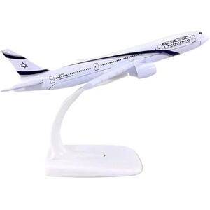 BMAONZ Maquette d'avion Statique Métal B777 El Al À L'échelle 1:400 À Exposer sur Un Bureau À Utiliser comme Décoration Chambre Modèles Préfabriqués à l'échelle D'avions - Publicité BMAONZ Maquette d'avion Statique Métal B777 El Al À L'échelle 1:400 À Exposer sur Un Bureau À Utiliser comme Décoration Chambre Modèles Préfabriqués à l'échelle D'avions - Publicité