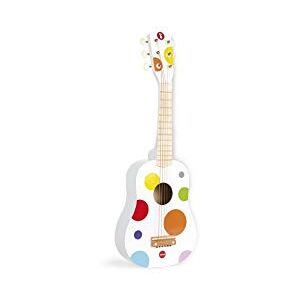 Janod Guitare en Bois Confetti Instrument de Musique Enfant Jouet d'imitation et d'Éveil Musical Rouge Dès 3 Ans, J07598 - Publicité Janod Guitare en Bois Confetti Instrument de Musique Enfant Jouet d'imitation et d'Éveil Musical Rouge Dès 3 Ans, J07598 - Publicité