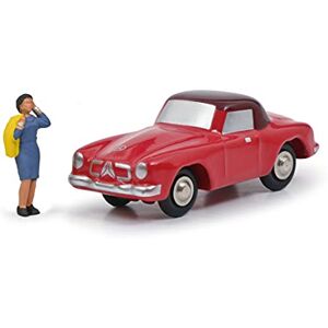 Schuco Voiture Miniature Piccolo Mercedes Benz 190 SL Rosemarie N-Édition limitée 500-Rouge, 450125200, Rouge - Publicité