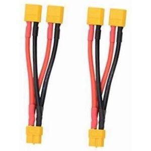 FLY RC 2 pcs XT60 Parallèle Batterie Connecteur Câble Extension Y Splitter pour DJI Phantom RC Mode Hélicoptère Quadcopter - Publicité FLY RC 2 pcs XT60 Parallèle Batterie Connecteur Câble Extension Y Splitter pour DJI Phantom RC Mode Hélicoptère Quadcopter - Publicité