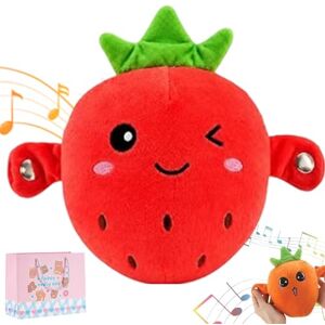 Drbrrly Interactive Music Plush Toy, Touch-Sensitive Banana & Fruit Plush Musical Sensory Toy with Sounds, Soft Interactive Figure for Parent-Child Play, Early Education Gift (Strawberry) - Publicité Drbrrly Interactive Music Plush Toy, Touch-Sensitive Banana & Fruit Plush Musical Sensory Toy with Sounds, Soft Interactive Figure for Parent-Child Play, Early Education Gift (Strawberry) - Publicité