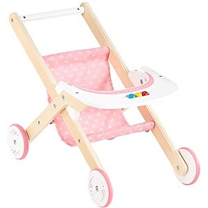 Hape HAP-E3603 Stroller, Pink - Publicité