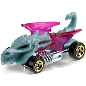 Hot Wheels 2017 Street Beasts Dragon Blaster (Dragon Car) 164/365, Pale Green - Publicité Hot Wheels 2017 Street Beasts Dragon Blaster (Dragon Car) 164/365, Pale Green - Publicité