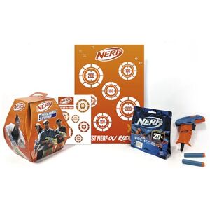 Hasbro Boite Surprise Nerf avec Un Blaster, des flechettes, Stickers et Poster, Dès 8 Ans - Publicité Hasbro Boite Surprise Nerf avec Un Blaster, des flechettes, Stickers et Poster, Dès 8 Ans - Publicité