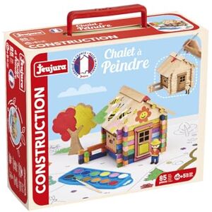 Jeujura Chalet a Peindre 85 Pieces Jeu de Construction en Bois Naturel, Accessoires et Peinture Inclus, 26x24x9 cm, Marron, - Publicité Jeujura Chalet a Peindre 85 Pieces Jeu de Construction en Bois Naturel, Accessoires et Peinture Inclus, 26x24x9 cm, Marron, - Publicité