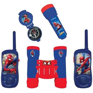Lexibook Spider-Man Set d'aventurier Complet pour Enfant, Talkies-Walkies 120m, Jumelles, Lampe-Torche, Boussole, Bleu/Rouge, RPTW12SPLXB - Publicité Lexibook Spider-Man Set d'aventurier Complet pour Enfant, Talkies-Walkies 120m, Jumelles, Lampe-Torche, Boussole, Bleu/Rouge, RPTW12SPLXB - Publicité