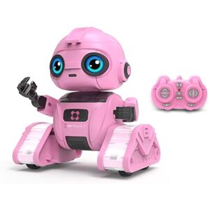 Dzxlin Robot Jouet pour Enfants Rechargeable Yeux LED et Musique Robot RC avec capteur de gestes pour garçons à partir de 3, 4, 5, 6, 7, 8, 9, 10 Ans Cadeau garçon (Rose) - Publicité Dzxlin Robot Jouet pour Enfants Rechargeable Yeux LED et Musique Robot RC avec capteur de gestes pour garçons à partir de 3, 4, 5, 6, 7, 8, 9, 10 Ans Cadeau garçon (Rose) - Publicité