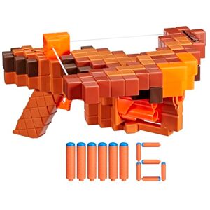 Hasbro Nerf Minecraft, Blaster à fléchettes Pillager's Crossbow - Publicité Hasbro Nerf Minecraft, Blaster à fléchettes Pillager's Crossbow - Publicité