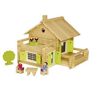 Jeujura 8047- Jeux de Construction-Maison en Rondins 175 Pieces, Taille unique - Publicité Jeujura 8047- Jeux de Construction-Maison en Rondins 175 Pieces, Taille unique - Publicité
