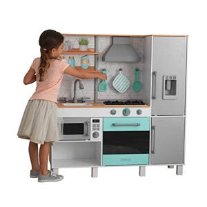 KidKraft 53421 Gourmet Chef Cuisine en bois avec machine à glaçons pour enfant EZ Kraft Assembly™ - Publicité
