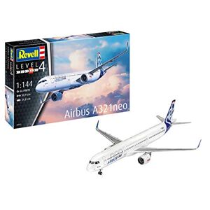 Revell 04952 maquette d'avion Airbus A321 Neo, échelle 1/144, 4952, Blanc - Publicité