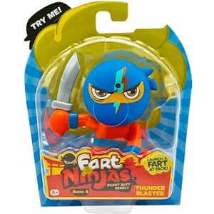 Fart Ninjas by Funrise 70702 Thunder Blaster Série 8 Figurines à Collectionner 10 Sons de Pets Amusants et réalistes Bleu - Publicité Fart Ninjas by Funrise 70702 Thunder Blaster Série 8 Figurines à Collectionner 10 Sons de Pets Amusants et réalistes Bleu - Publicité