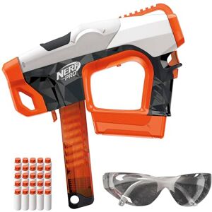 Nerf Pro Sender Blaster Semi-Automatique, 150 FPS, 30 Fléchettes Demi-Longueur, 15 Fléchettes, Lunettes, Cadeaux pour Adolescents, 14 Ans et Plus - Publicité Nerf Pro Sender Blaster Semi-Automatique, 150 FPS, 30 Fléchettes Demi-Longueur, 15 Fléchettes, Lunettes, Cadeaux pour Adolescents, 14 Ans et Plus - Publicité