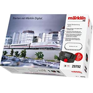 Märklin 29792 Kit de démarrage numérique Ice 2, Voie H0 modèle ferroviaire, Nombreuses Fonctions sonores, avec Station Mobile et Rails de Voie C, Divers - Publicité Märklin 29792 Kit de démarrage numérique Ice 2, Voie H0 modèle ferroviaire, Nombreuses Fonctions sonores, avec Station Mobile et Rails de Voie C, Divers - Publicité