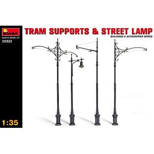 MiniArt Kit pour Maquette Poteaux de Tramway et lampadaires Échelle 1/35 en Plastique - Publicité MiniArt Kit pour Maquette Poteaux de Tramway et lampadaires Échelle 1/35 en Plastique - Publicité